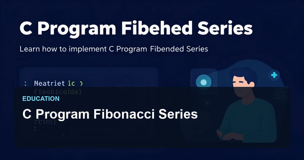 C Program Fibonacci Series