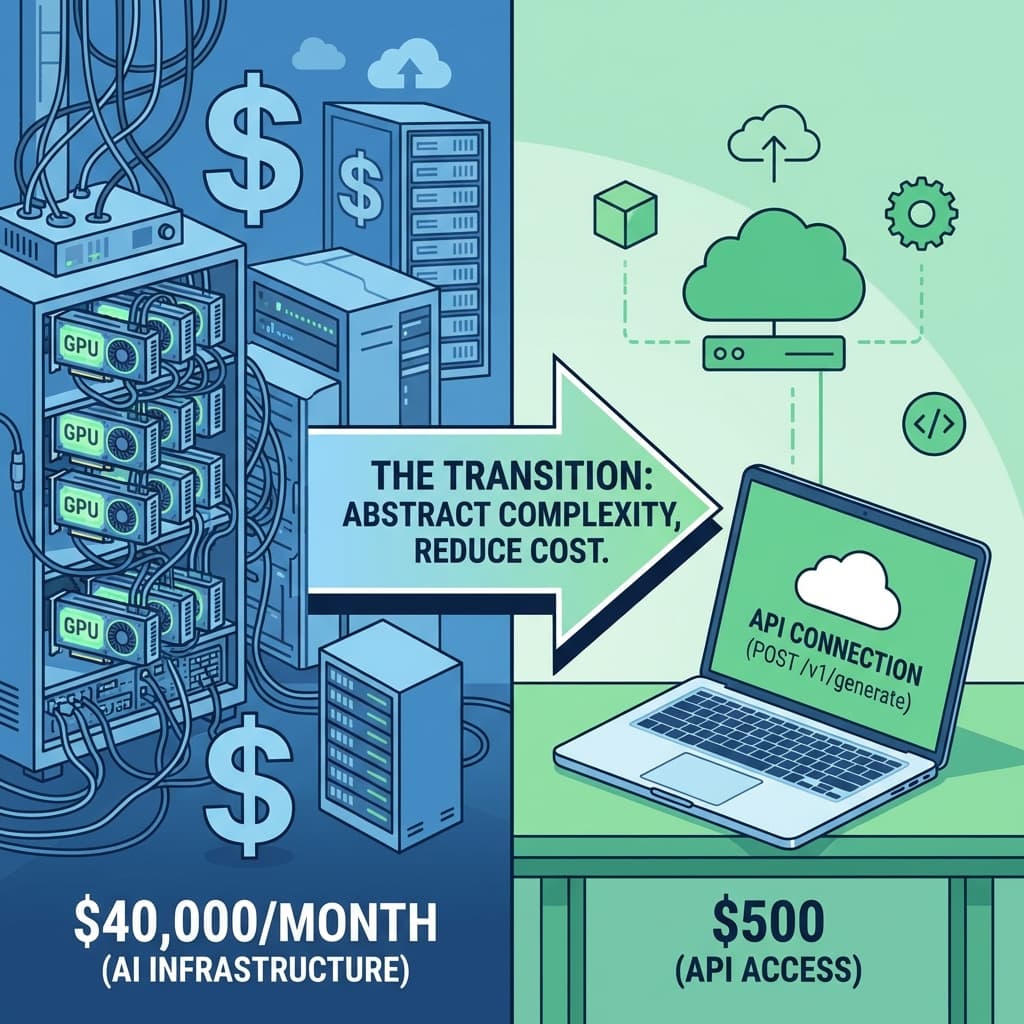 We Replaced Our $40,000/Month AI Infrastructure with a $500 Solution. The 'Build vs. Buy' Decision Tree for AI.