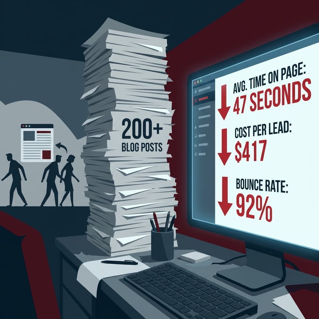 Why We Stopped Content Marketing. Nobody Read It.