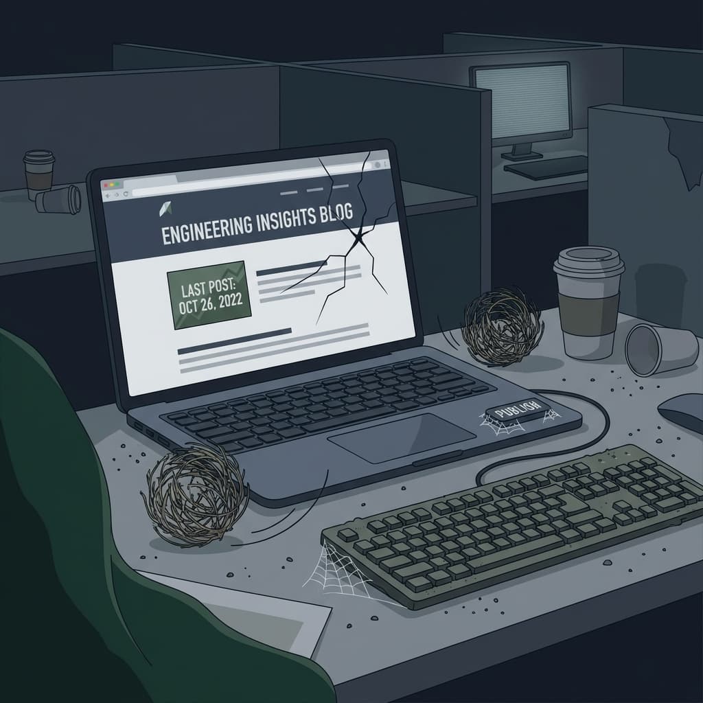Why We Killed the Engineering Blog. Nobody Wrote.