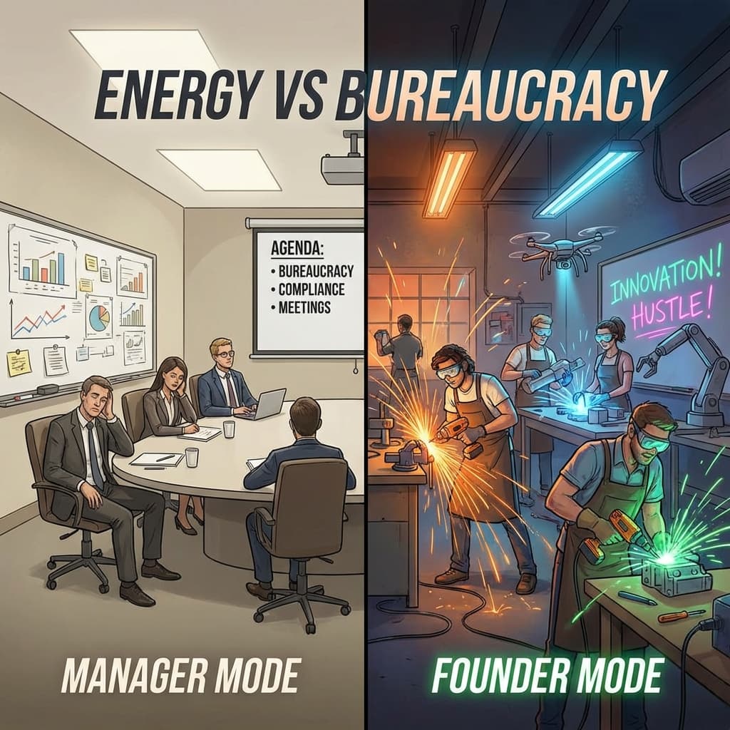 Stop Hiring MBAs to Run Your Startup. Why 'Founder Mode' beats 'Manager Mode' Every Time.