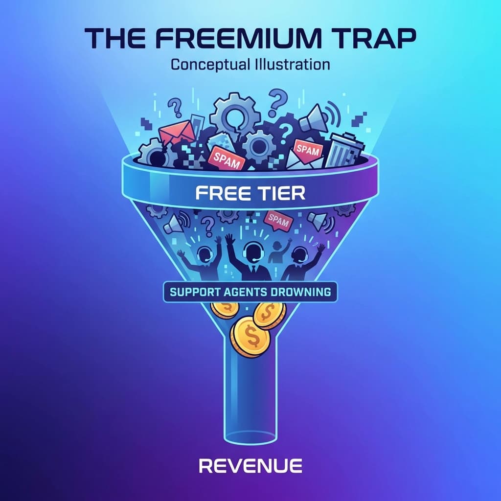 Why We Killed Our Free Tier. The Support Black Hole.