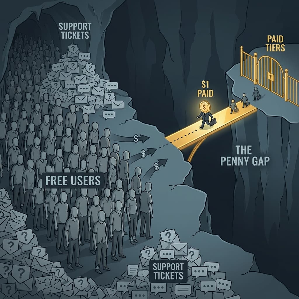 Why We Stopped Freemium. The Penny Gap Was Real.