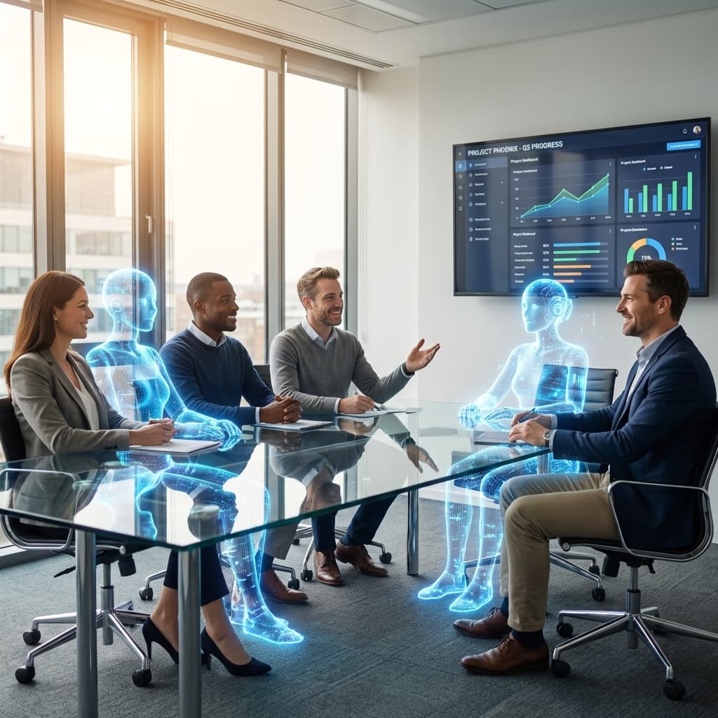 I Manage a Team of 12. Only 4 Are Human. Here's What I've Learned About 'Hybrid' Management.