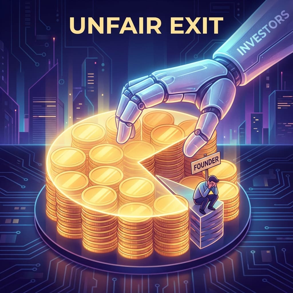 The $50M Exit That Paid $0. Why 'Liquidation Preferences' Are the Founder's Worst Nightmare.