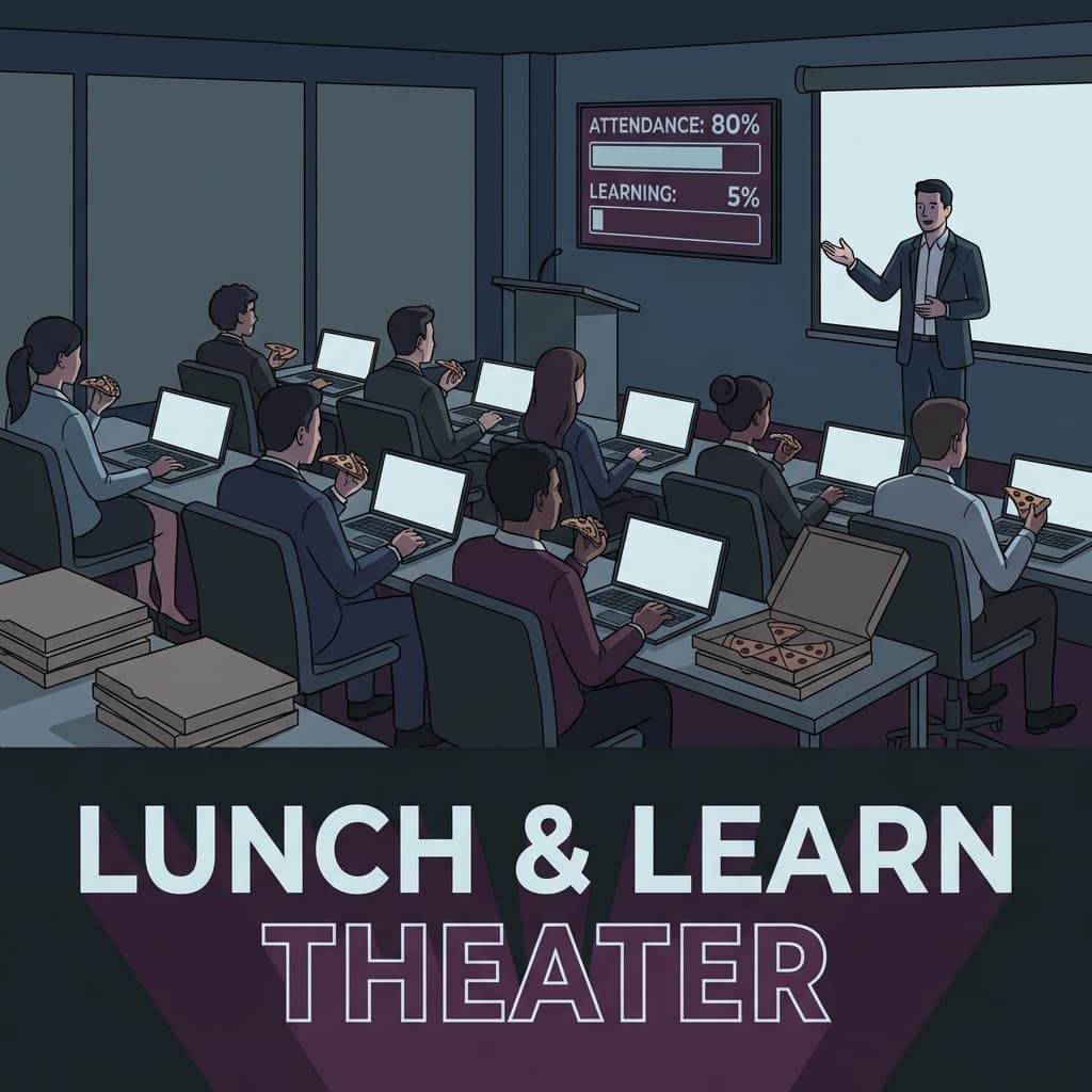 Why We Killed 'Lunch and Learns'. The Attendance Theater Problem.