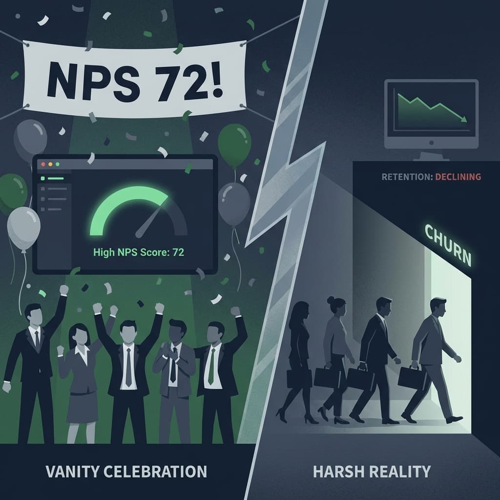 Why We Stopped Tracking NPS. The Vanity Metric Trap.