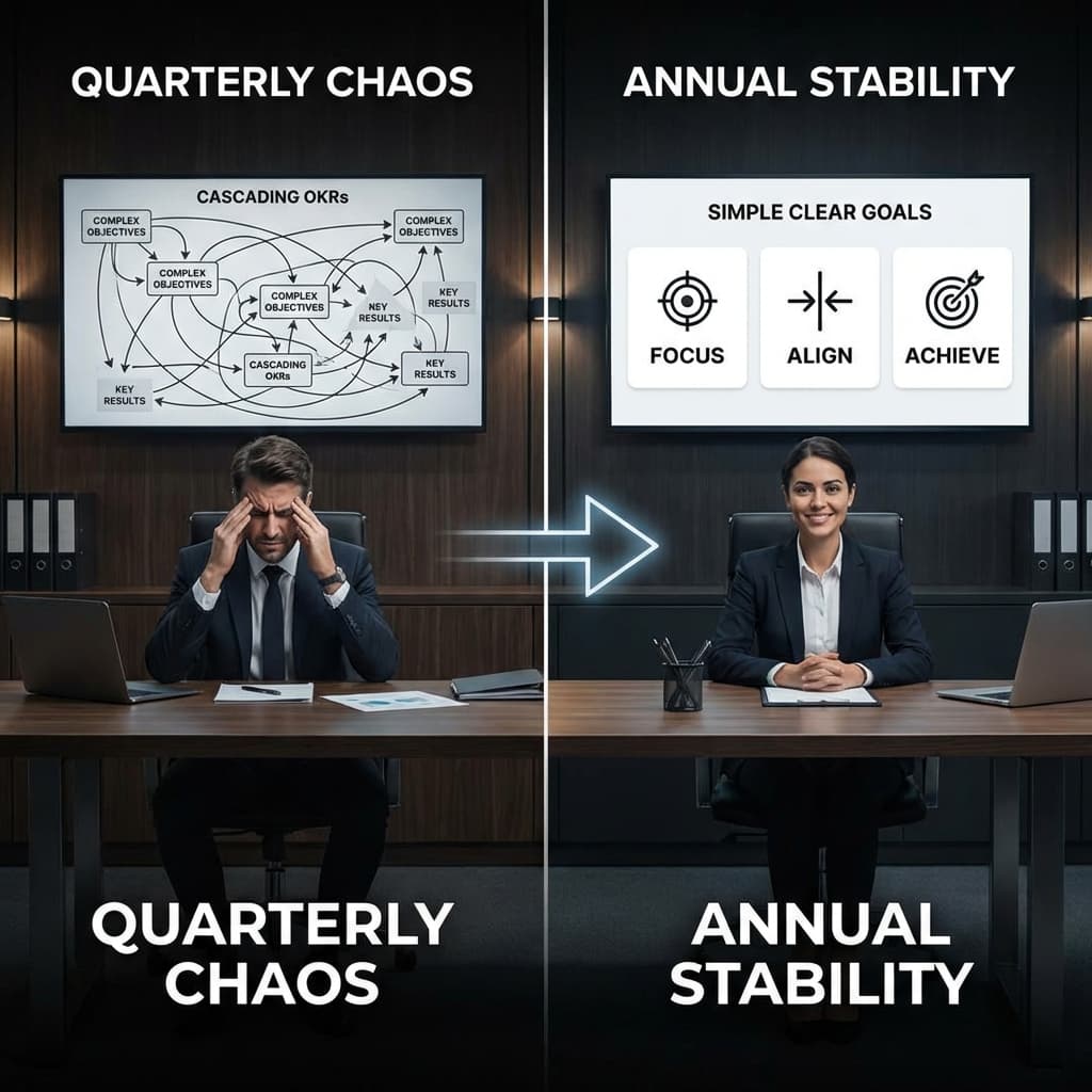 We Killed OKRs—Simple Goals and Accountability Worked Better