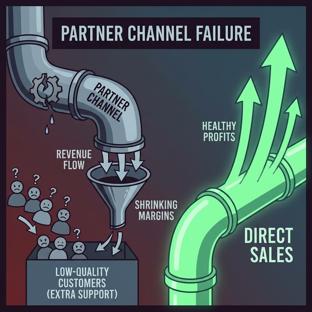 Why We Stopped the Partner Channel. Resellers Destroyed Our Margins.