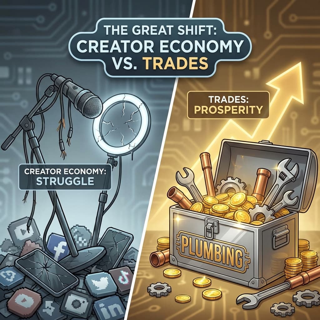 The 'Passion Economy' is Dead. Why the Next Wave is the 'Boring Services' Renaissance.