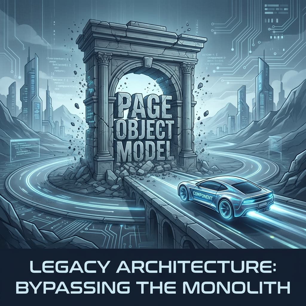 The Page Object Model (POM) is an Anti-Pattern. Why We Moved to Component-Based Architecture.