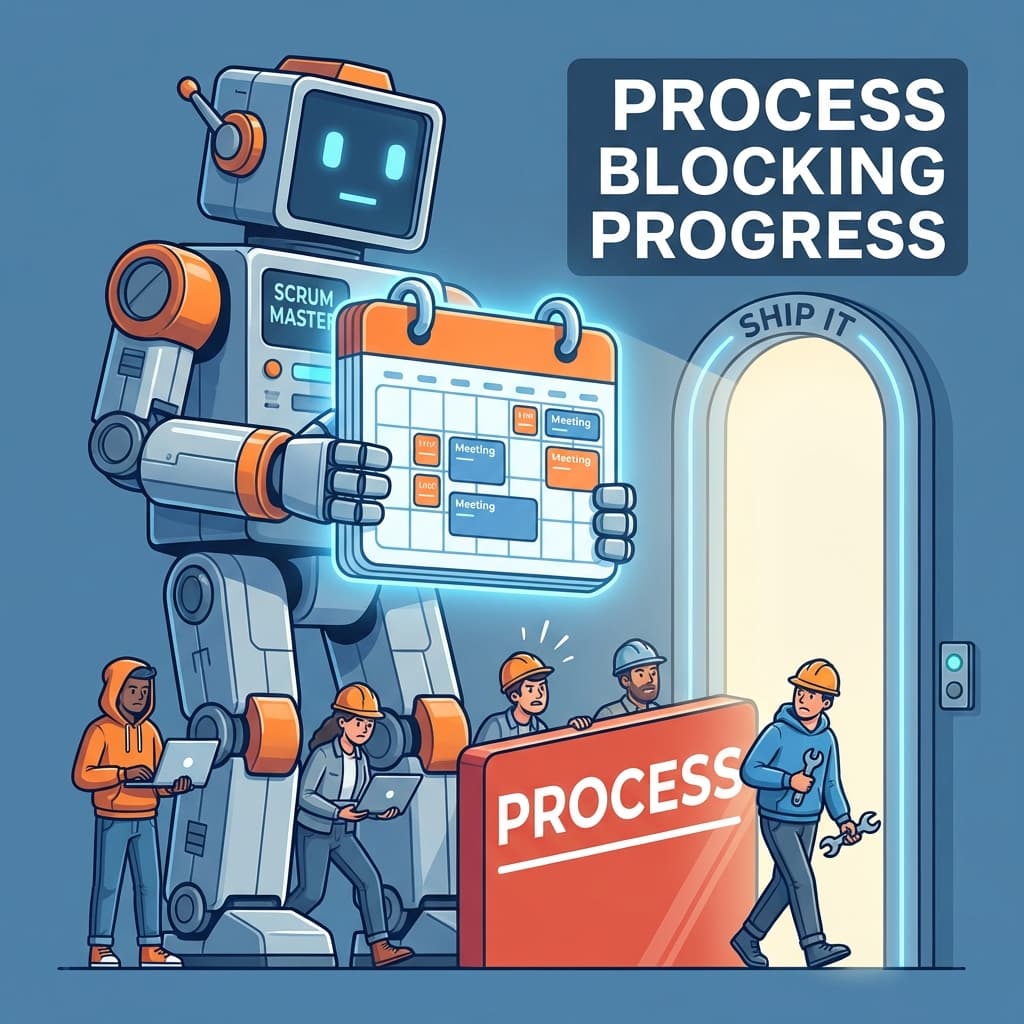 Why We Killed the 'Scrum Master' Role. The Meeting Facilitator Trap.