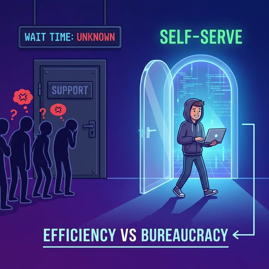 Why We Charge More for Worse Support. The Counterintuitive Economics of 'Self-Serve'.