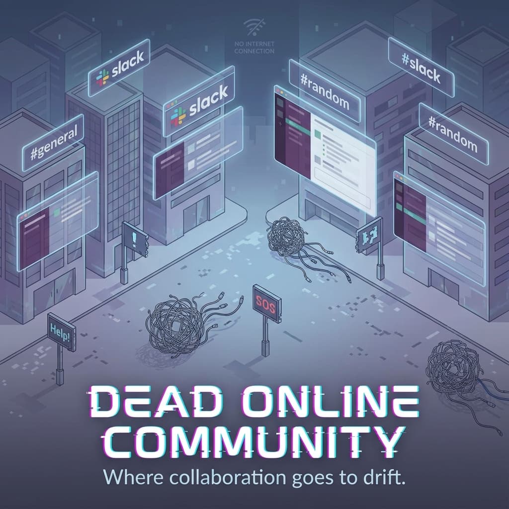 Why We Killed Our Slack Community. The Support Forum Ghost Town.