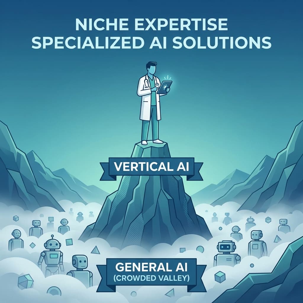 The 'General AI' Gold Rush is Over. Why the Next $10B Company Will Be 'AI for Dentists'.